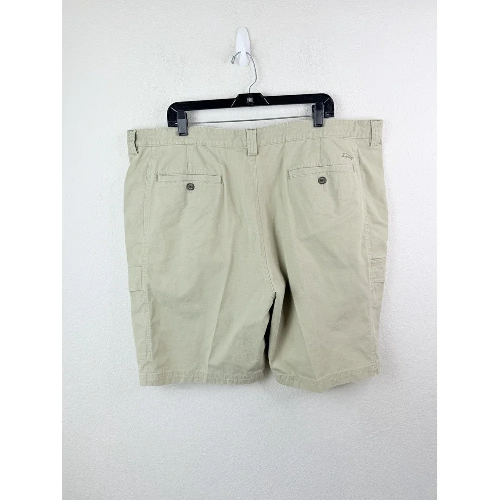 Tommy Bahama Mens Cargo Shorts Sz 42 Khaki Beige Stretch Outdoor Dadcore Coastal